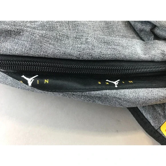 NEW NIKE AIR JORDAN JUMPMAN BACKPACK GRAY 13"LAPTOP STORAGE BLACK SCHOOL BAG - Picture 7 of 14
